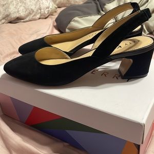 NWT Katy Perry Collections black suede shoes